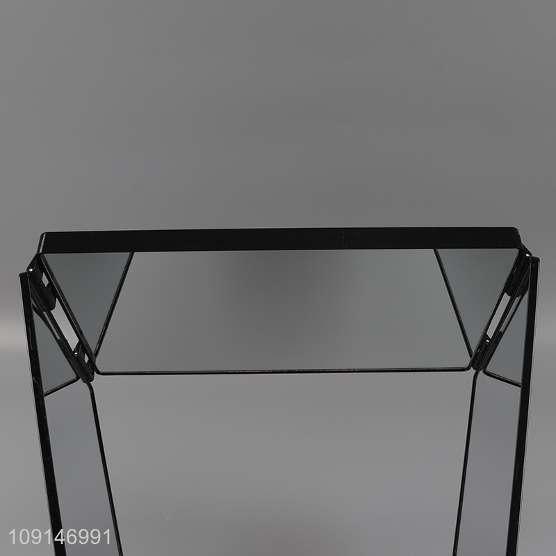 Wholesale Folding 3 Way Portable Vanity Cosmetic Makeup Barber Mirror