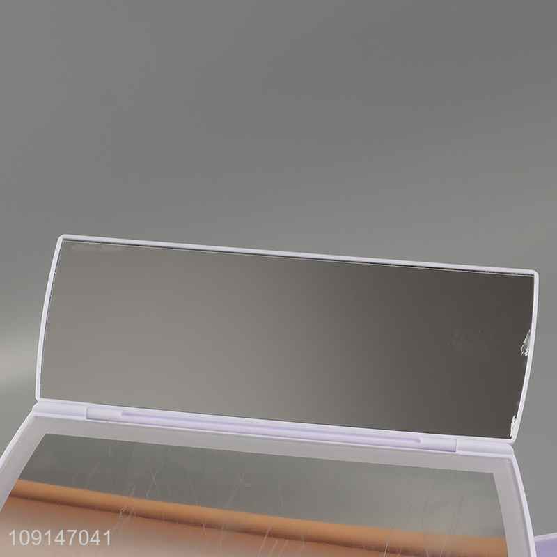 Hot products folding led cosmetic mirror vanity mirror with storage box