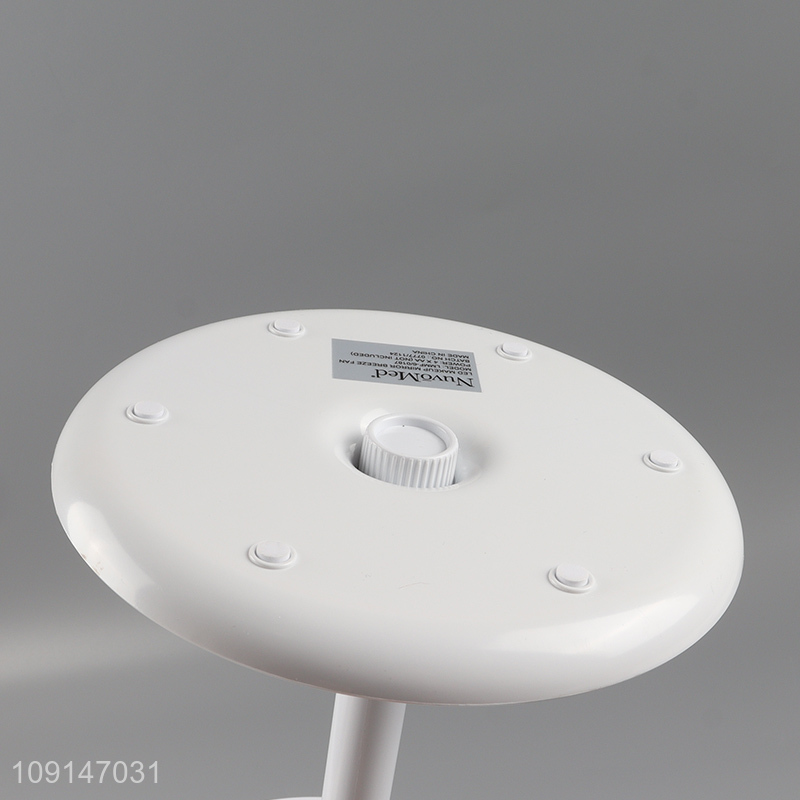 Popular products round led cosmetic mirror vanity mirror with breeze fan