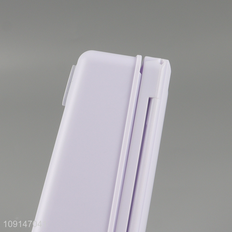 Hot products folding led cosmetic mirror vanity mirror with storage box