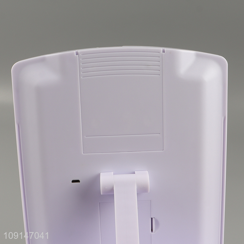 Hot products folding led cosmetic mirror vanity mirror with storage box