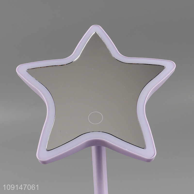 Best selling star shape led cosmetic mirror vanity mirror table mirror