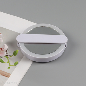 Good price portable folding handheld led cosmetic mirror vanity mirror