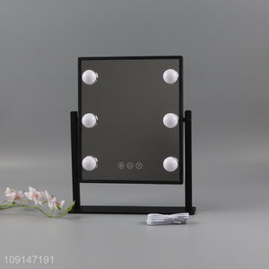 Best selling touch screen led light cosmetic mirror vanity mirror
