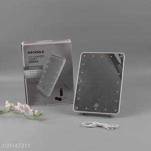 China products touch screen cosmetic mirror vanity mirror with led lights