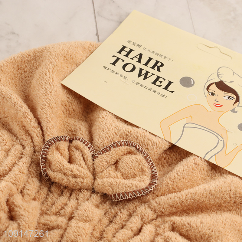 New Product Microfiber Hair Towel Wrap for Women All Hair Types