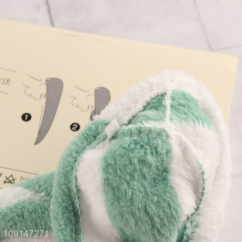 Good Quality Fast Drying Super Absorbent Hair Towel for Wet Hair