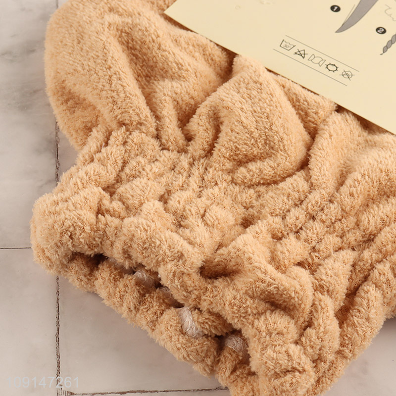 New Product Microfiber Hair Towel Wrap for Women All Hair Types