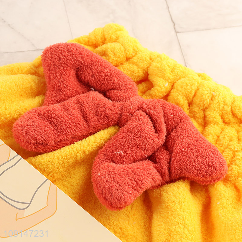 Factory Price Hair Towel Wrap Ultra Absorbent Microfiber Hair Towel