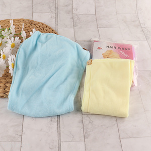 Wholesale Microfiber Hair Towel Wrap Super Absorbent Hair Drying Towel