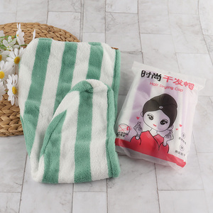 Factory Supply Super Absorbent Hair Towel Wrap for Thin Thick Hair