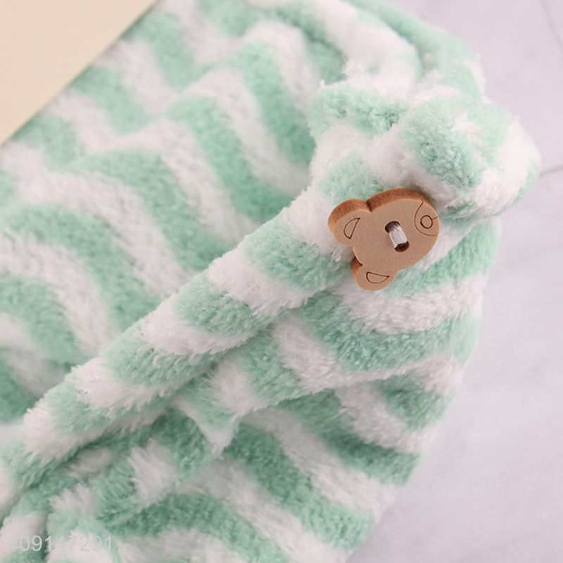 Hot Selling Fast Drying Microfiber Hair Towel Wrap for Women Girls