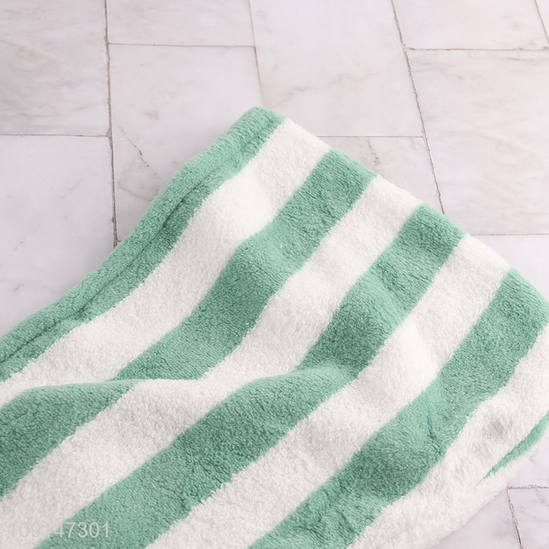 Factory Supply Super Absorbent Hair Towel Wrap for Thin Thick Hair