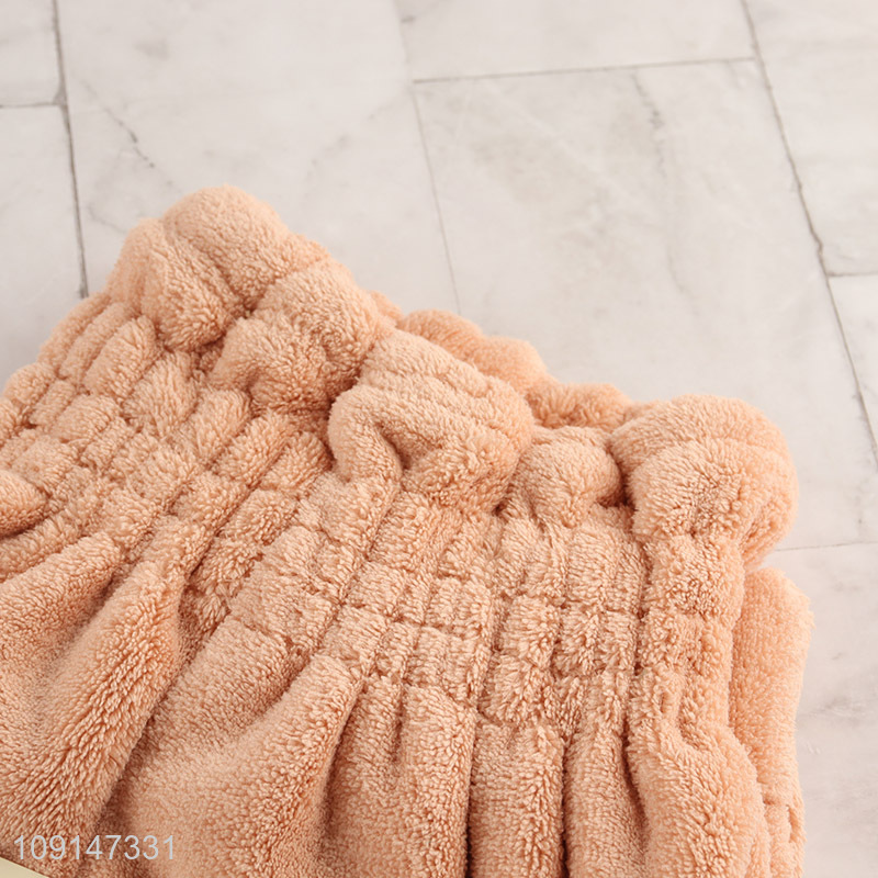 Factory Price Super Absorbent Microfiber Hair Towel Wrap for Women