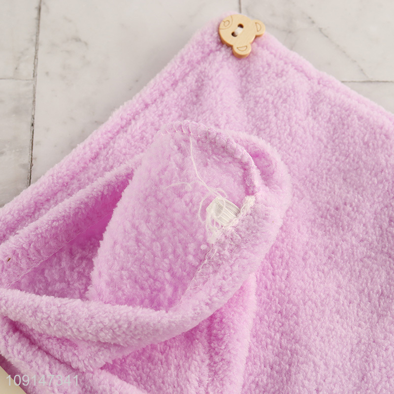 New Arrival Ultra Absorbent Fast Drying Microfiber Hair Towel Wrap