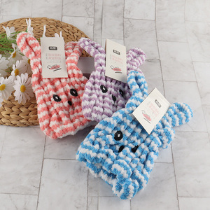 China Wholesale Ultra Absorbent Microfiber Hair Towel Wrap for Kids