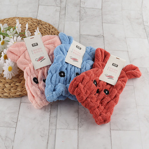 Factory Supply Super Absorbent Fast Drying Hair Towel Wrap for Kids