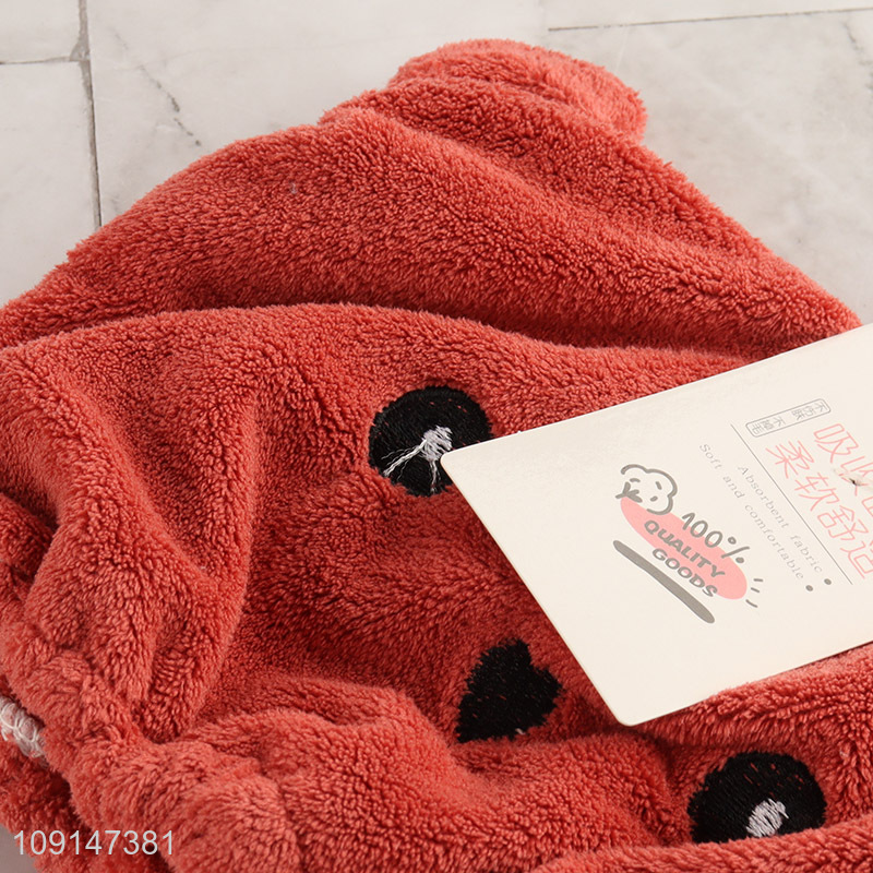 China Imports Fast Drying Microfiber Hair Towel Wrap for Kids Girls