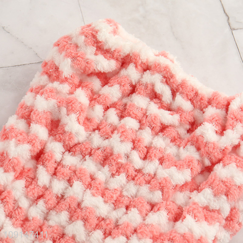 China Wholesale Ultra Absorbent Microfiber Hair Towel Wrap for Kids