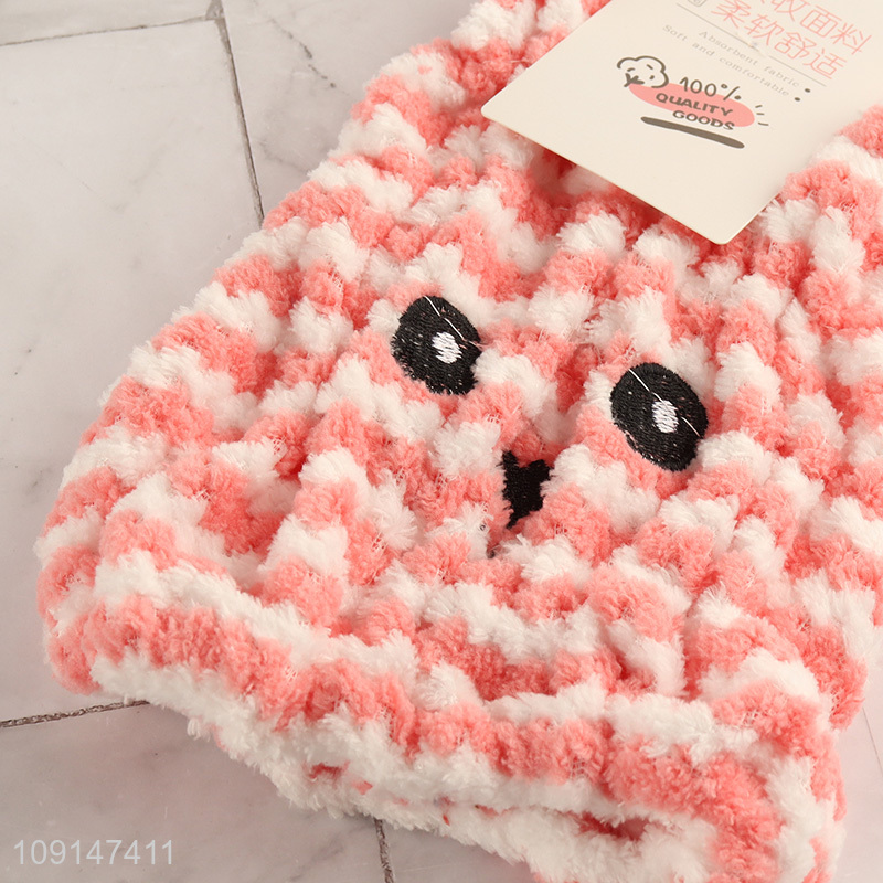 China Wholesale Ultra Absorbent Microfiber Hair Towel Wrap for Kids