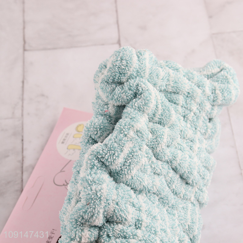 Factory Price Ultra Absorbent Fast Drying Microfiber Hair Towel Wrap