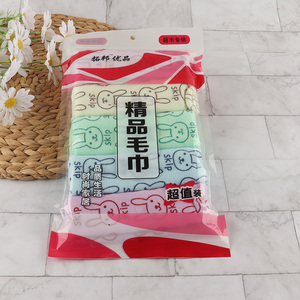 Wholesale 5PCS Cartoon Rabbit Printed Microfiber Towels for Wet and Dry Use
