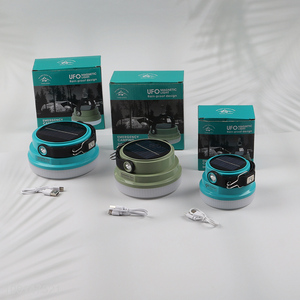 China factory outdoor waterproof solar emergency camping lights for sale