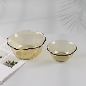 Hot selling glass home restaurant tableware bowl wholesale