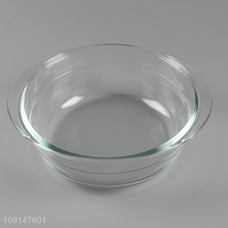 China supplier heat resistant glass cooking pot borosilicate glass pot with lid