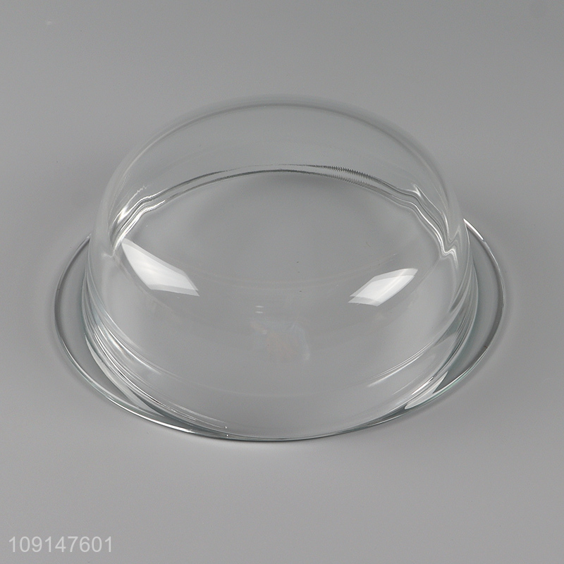 China supplier heat resistant glass cooking pot borosilicate glass pot with lid