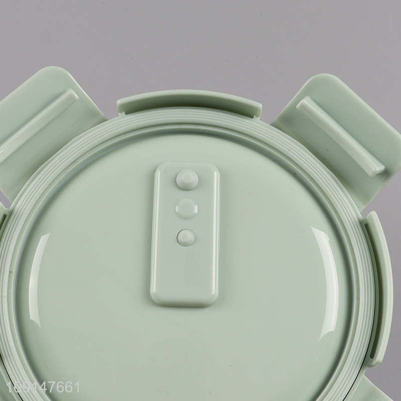 Top quality round clear food preservation box for home kitchen