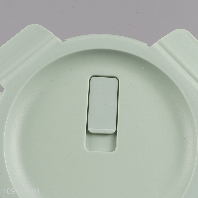 Top quality round clear food preservation box for home kitchen