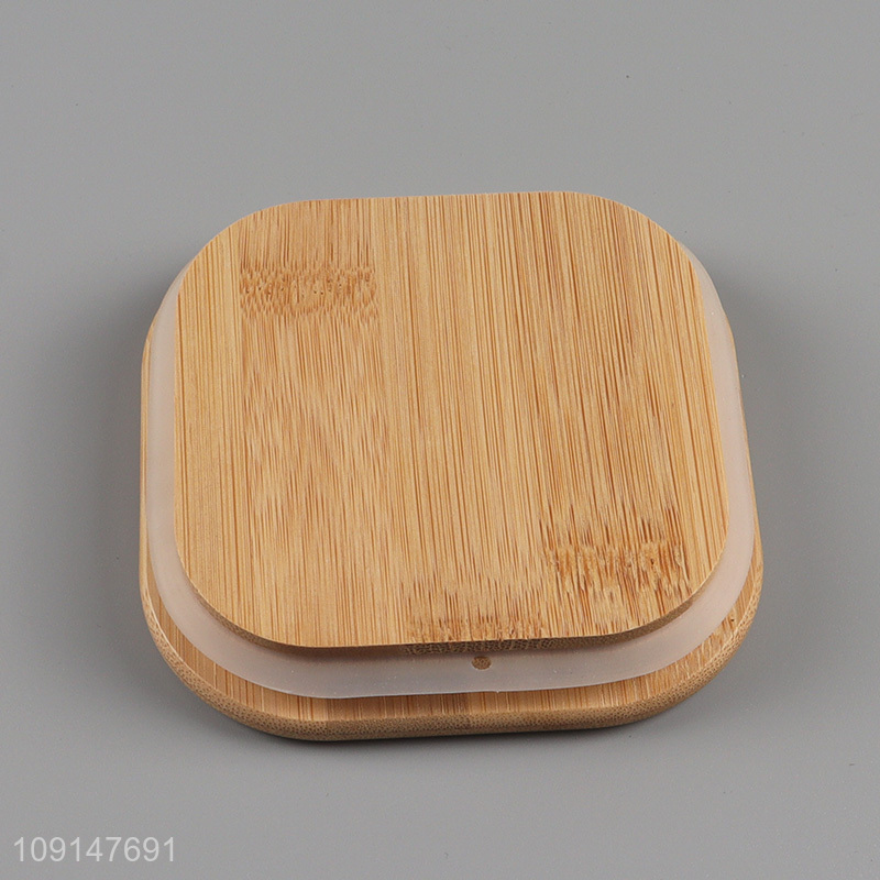 Hot products glass home kitchen sealed storage jar with bamboo lid