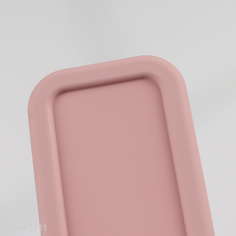 China factory bathroom accessories silicone soap box for household