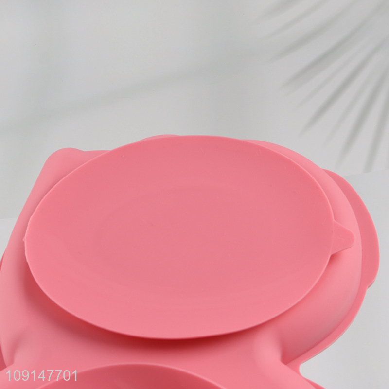 Top selling cartoon elephant shape children tableware dinner plate wholesale