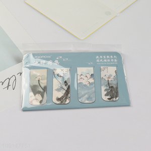 China factory creative portable folding magnetic bookmark for sale