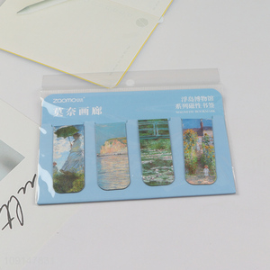 Hot products 4pcs students magnetic bookmark magnetic page marker