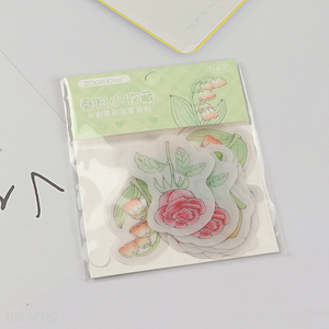 Good quality flower shape pvc bookmark page marker for gifts