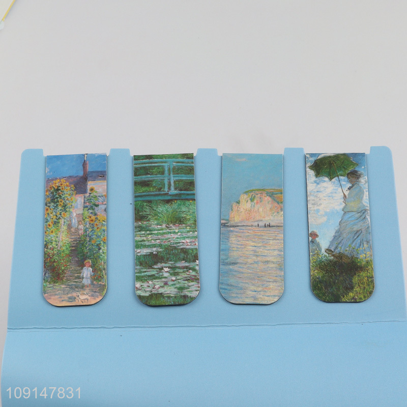 Hot products 4pcs students magnetic bookmark magnetic page marker