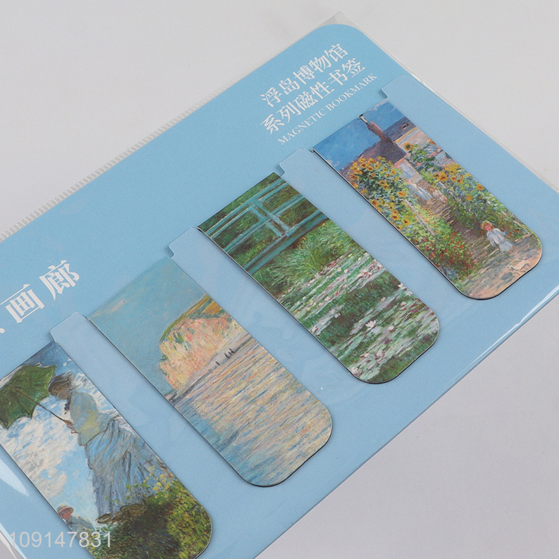 Hot products 4pcs students magnetic bookmark magnetic page marker