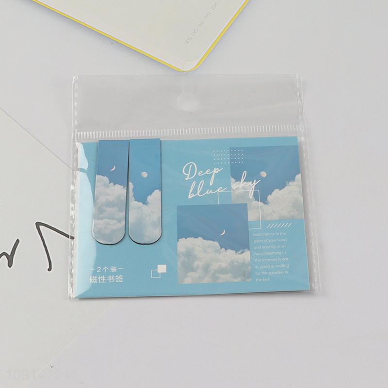 Best selling students folding magnetic bookmark magnetic page marker wholesale