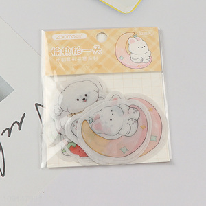 Most popular cartoon 12pcs pvc bookmark page marker set