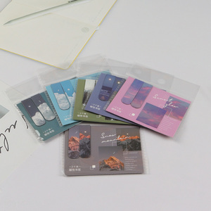 Best selling students folding magnetic bookmark magnetic page marker wholesale
