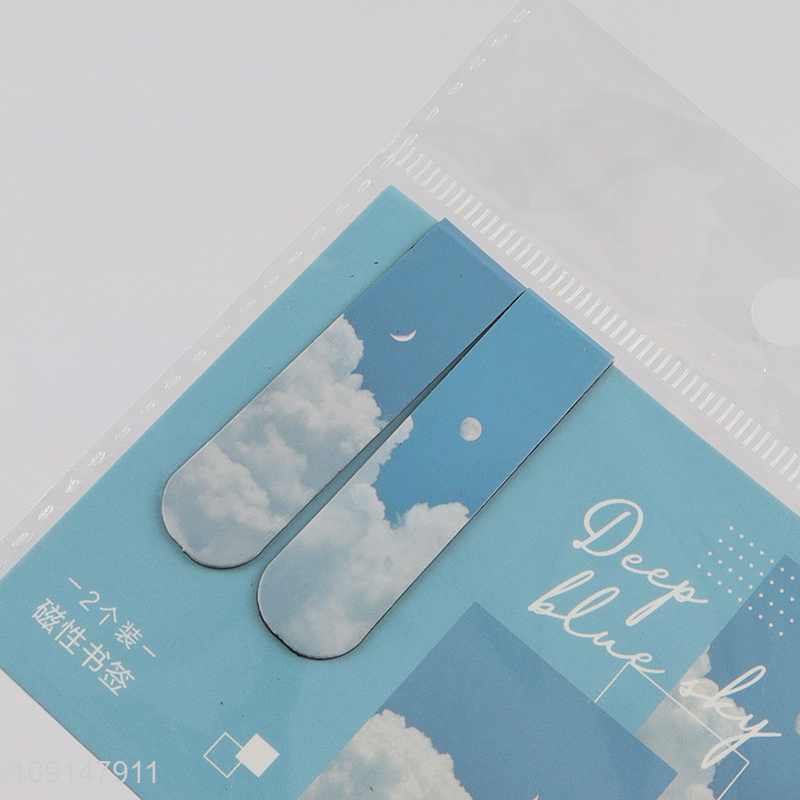 Best selling students folding magnetic bookmark magnetic page marker wholesale