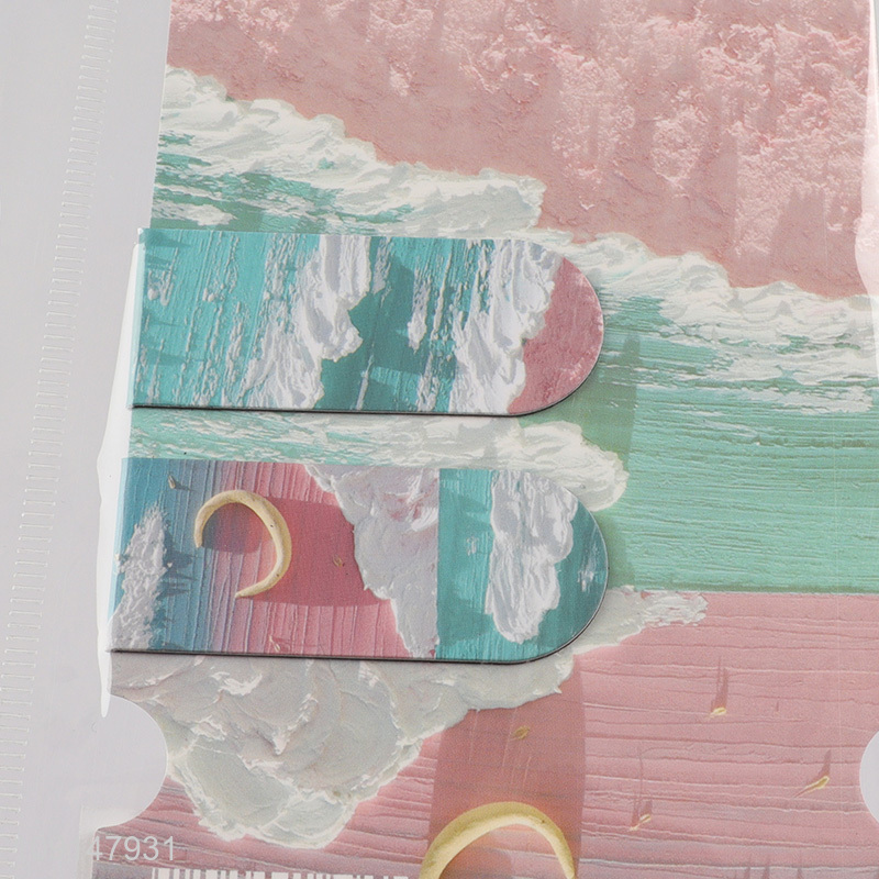 Good sale creative folding magnetic bookmark magnetic page marker