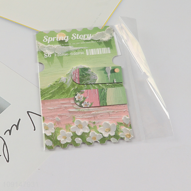 Good sale creative folding magnetic bookmark magnetic page marker