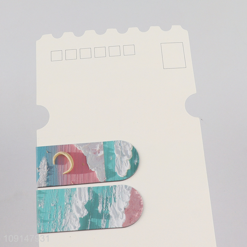 Good sale creative folding magnetic bookmark magnetic page marker
