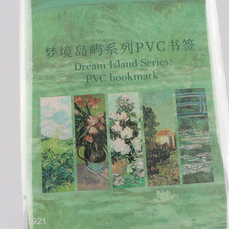 Top products dream island series pvc bookmark page marker