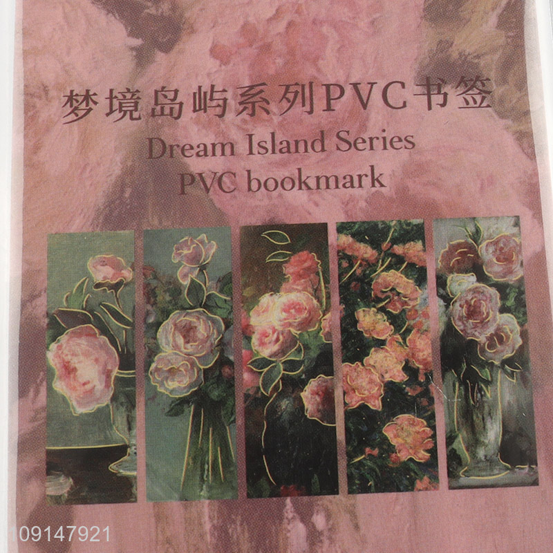 Top products dream island series pvc bookmark page marker