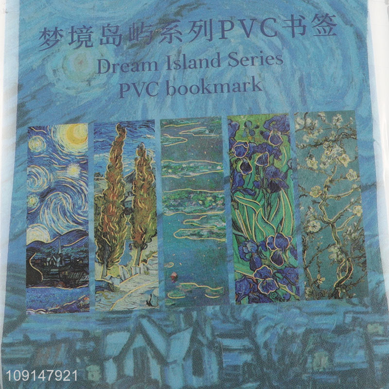 Top products dream island series pvc bookmark page marker